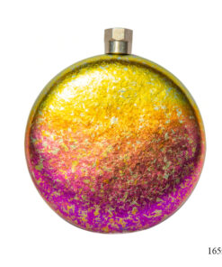 Flasque Whisky Ronde Titane Multicolore